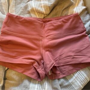 Fleo Pink Athletic Shorts Lightweight Moisture-Wicking